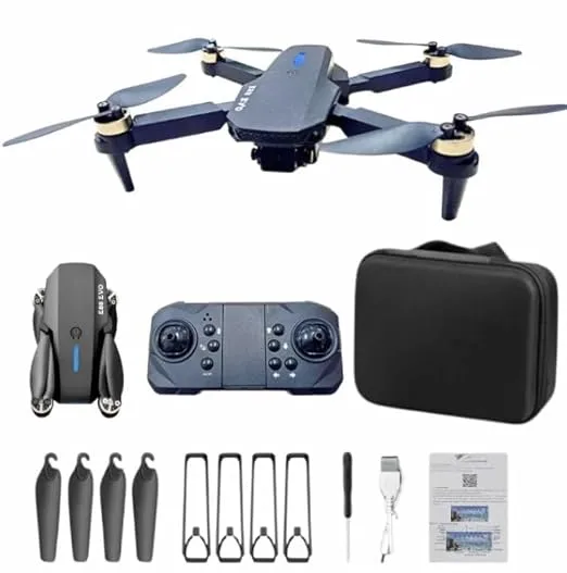Brushless Motor Foldable Drone with 4K Ultra HD Camera, Smart Obstacle Avoidance, GPS, Smart Return Home, 5G Wi-Fi, 360° Flips and One-Key Takeoff/Landing