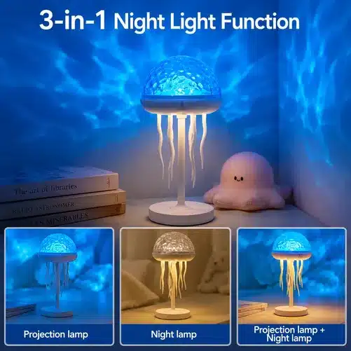 Jellyfish Ocean Wave Projector Night Light
