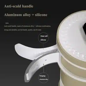 Portable Electric Heating Mug with Anti-Scald Handle