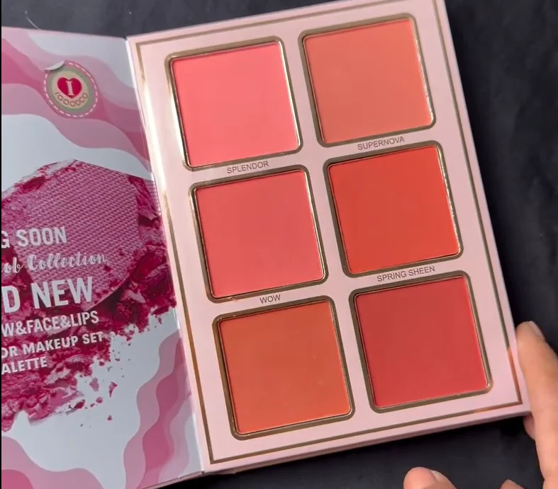 Multi-Shade Eyes, Face & Lip Makeup Palette – Matte & Shimmer Finish