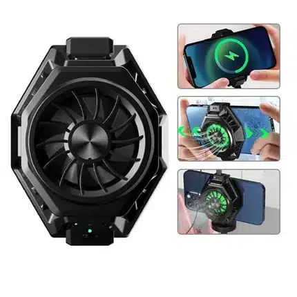 Magnetic Phone Cooling Fan with Wireless Charging