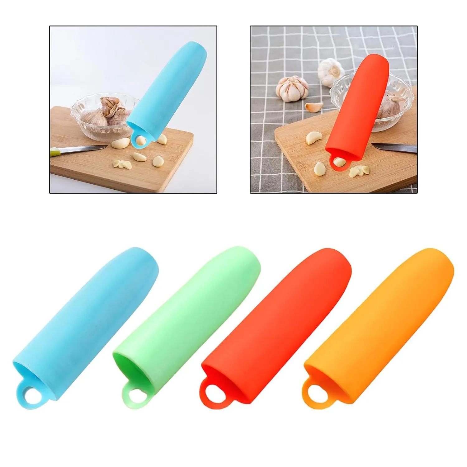 SECRET DESIRE™ Silicone Garlic Peeler Effortlessly Easy Quick to Peeled Garlic Peeling Tube Blue