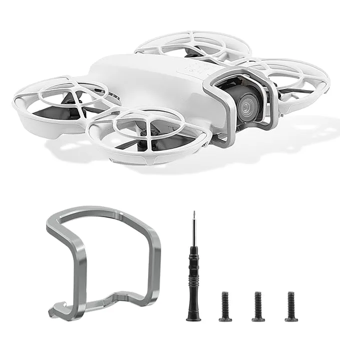 BRDRC Gimbal Bumper Guard for DJI Neo Accessories, Aluminum Alloy Gimbal Protector Anti-Collision Protection Bar for DJI Neo Fly More Combo Drone Camera