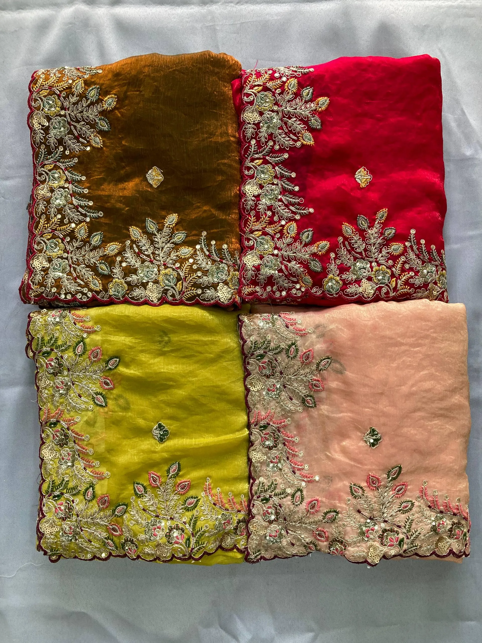 Elegant Soft Silk Embroidered Saree for Women – Heavy Border Festive & Wedding Wear