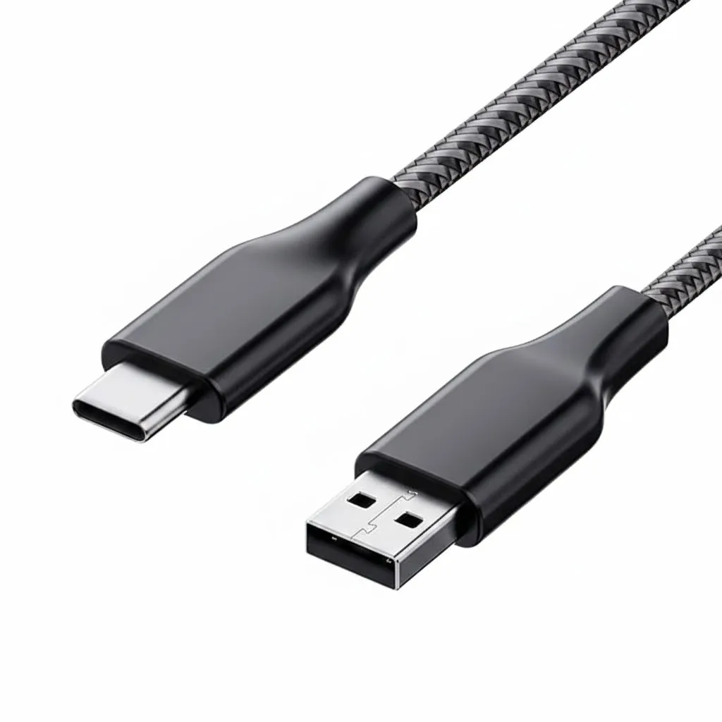 Unbreakable 3A Fast Charging 1.5m Braided Type C Cable for Smartphones, Tablets &amp; other Type C devices, 480Mbps Data Sync, Quick Charge