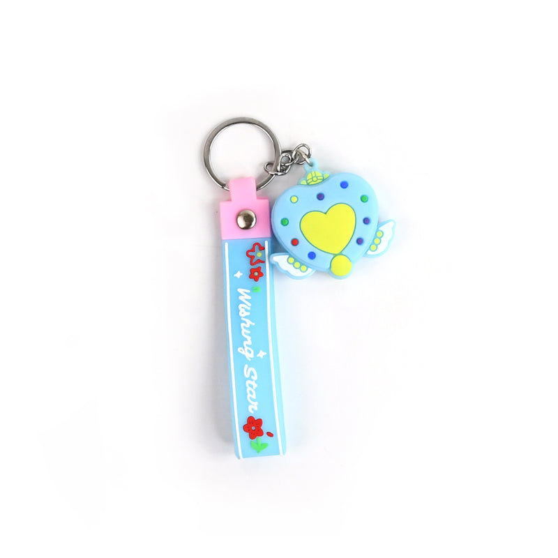 Cute Silicone 3d Key Chain With Metal Hook  Strap (Pack Of 1)