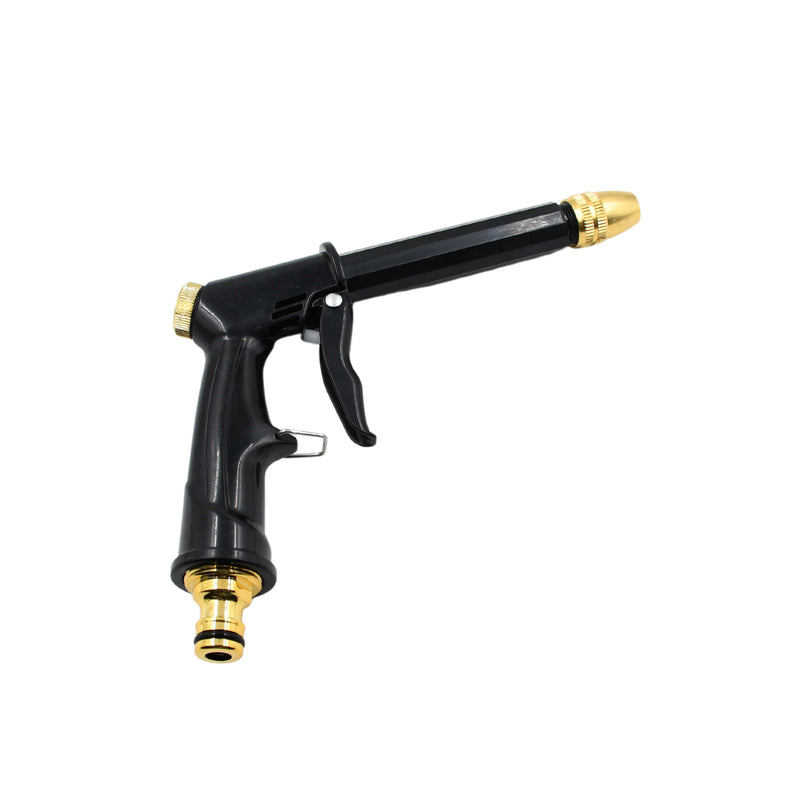 9148 Plastic Body Metal Trigger  Brass Nozzle Water Spray Gun For Water Pipe  Non-slip  Comfortable Grip  Multiple Spray Modes  Ideal Pipe Nozzle For Car Wash Gardening Other Uses