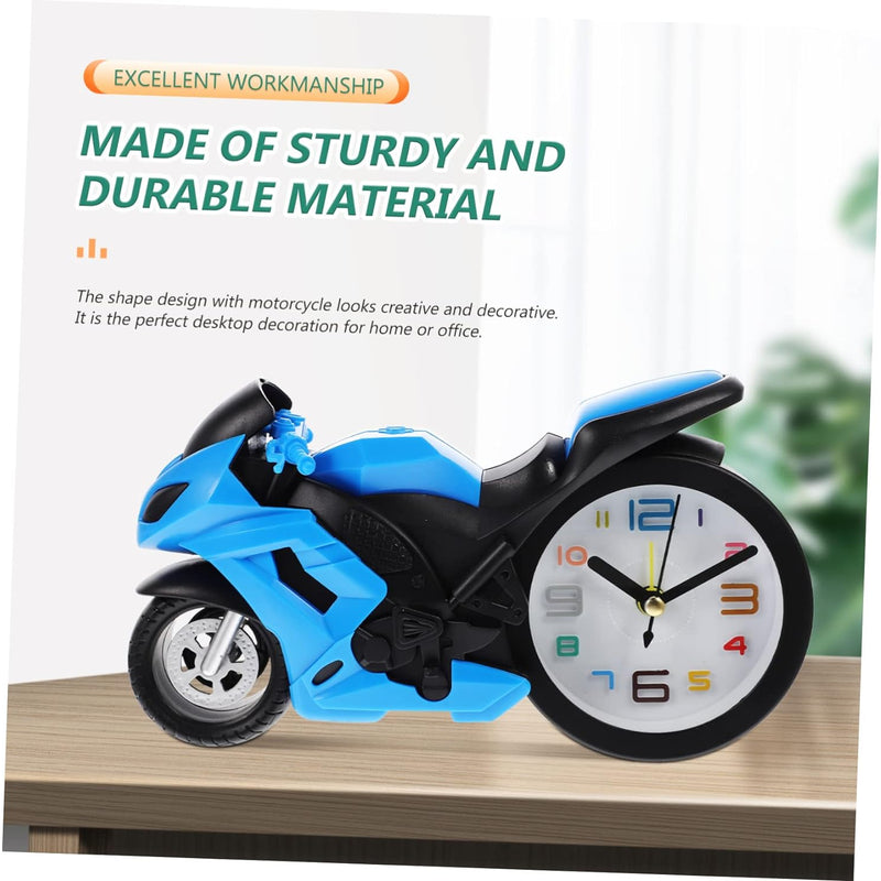 17639 Fashioned Alarm Clock Novelty Retro Motorcycle  Motorbike Engine Style Clocks Alarm Clock Desktop Decoration Kids Gift