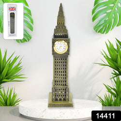 Big Ben London Clock Tower Miniature Metal Statue - Elegant Home Decor And Perfect Gifting Option