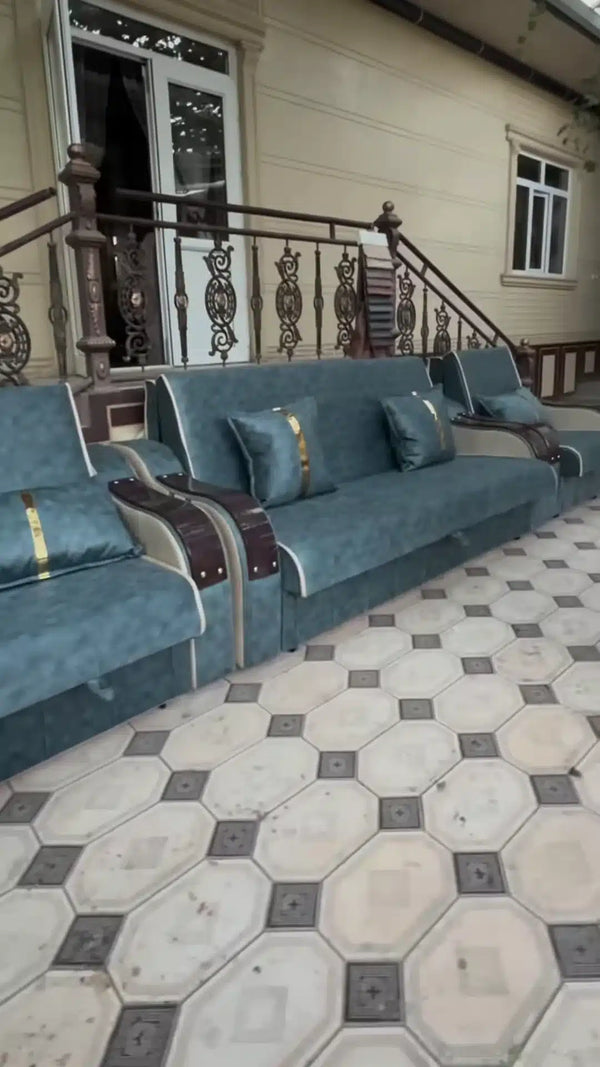 Transform Your Patio with This Elegant Multifunctional Sofa Set