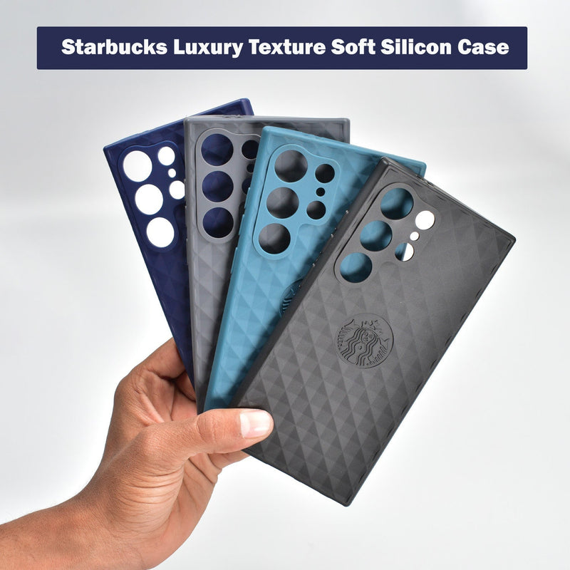 Texture Soft  Flexible Silicone Case  For Samsung