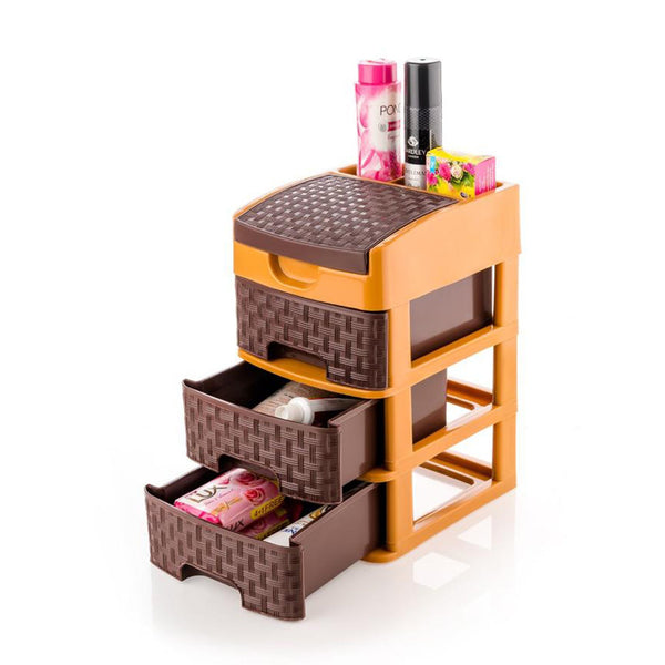 4792 Mini 3 Layer D Storage Used In All Kinds Of Household And Official Places For Storing Of Various Types Of Stuffs And Items Etc.