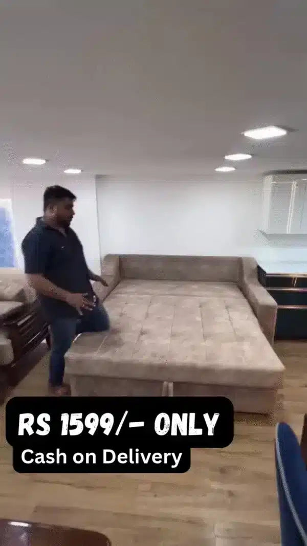 2-in-1 Convertible Sofa Bed – Comfort Meets Functionality