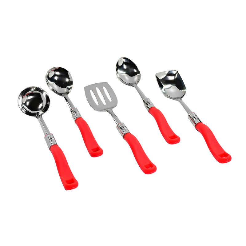 2935 Stainless Steel Serving Spoon Set 5 Pcs.