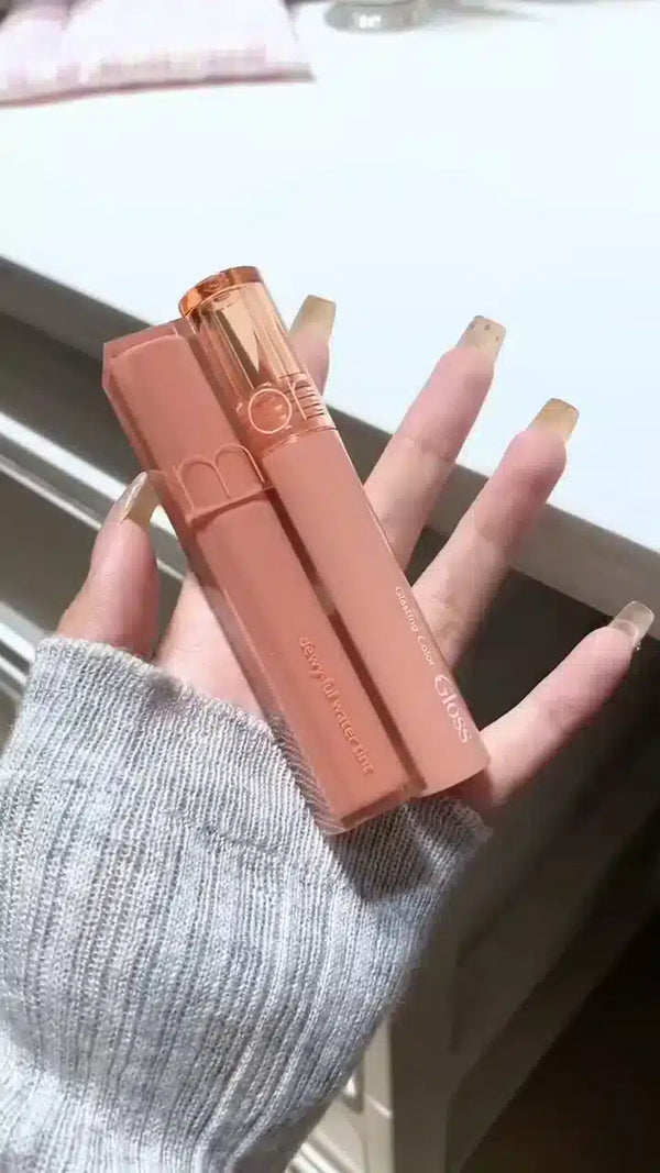Moart Dewy Lip Water Tint and Gloss Duo in Shade 02 Dry Rose
