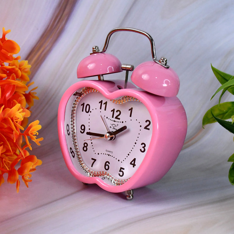 Mini Cute Alarm Clock Small Kids And Students (Mix Design  Color  1 Pc)