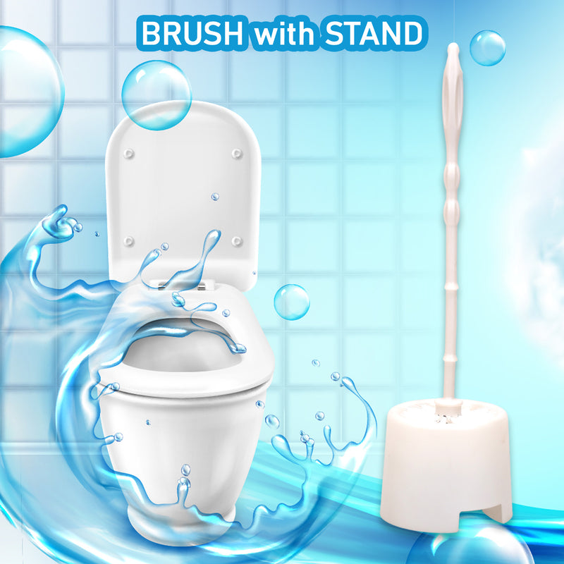 6615 Toilet Cleaning Brush With Potted Holder