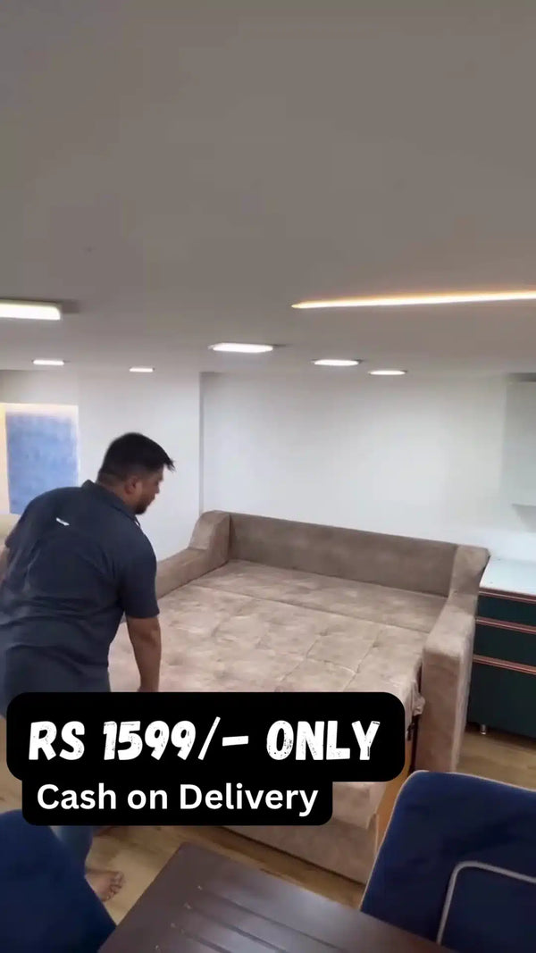 2-in-1 Convertible Sofa Bed – Comfort Meets Functionality