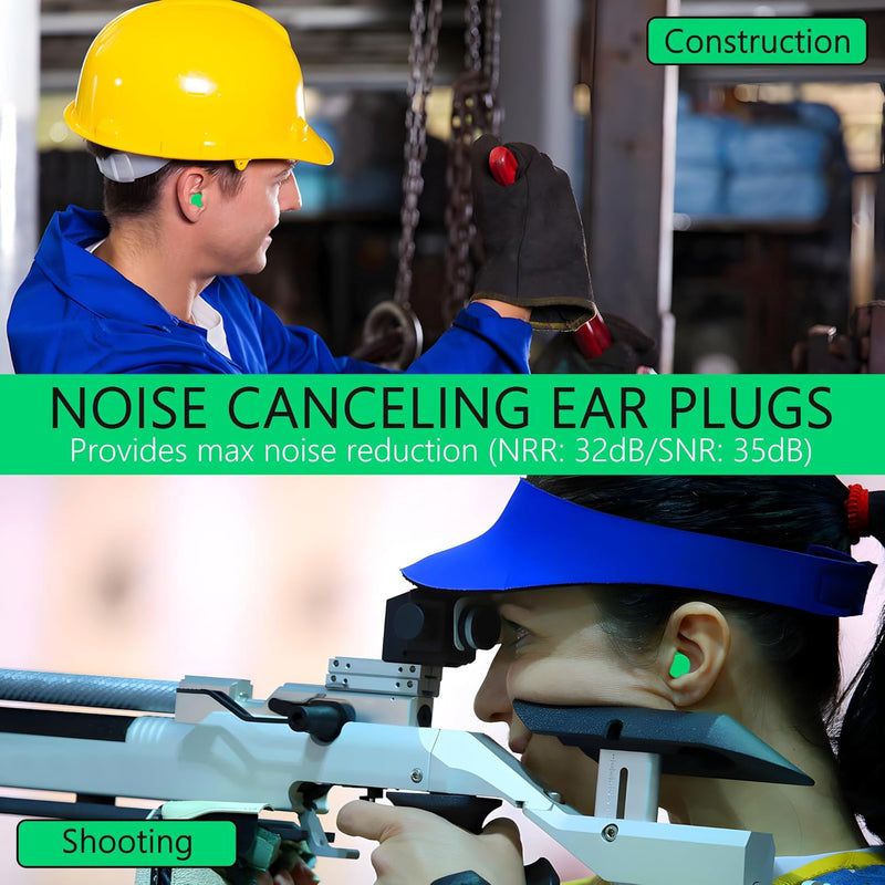 Earplugs Noise Reduction For Noise (1 Pair Foam)