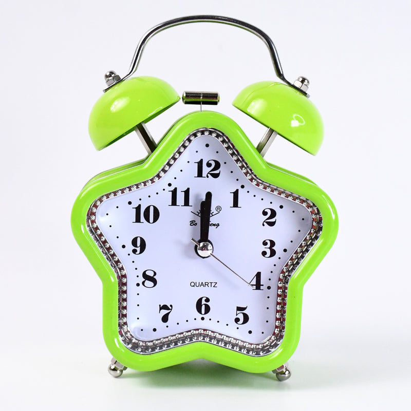 Mini Cute Alarm Clock Small Kids And Students (Mix Design  Color  1 Pc)