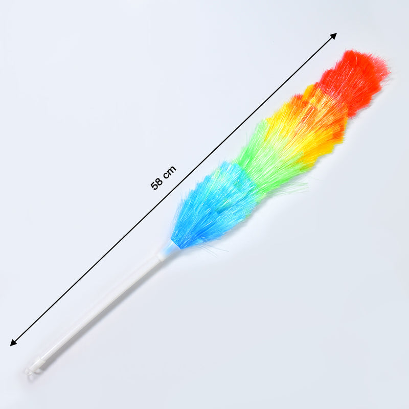 6321 Colorful Feather Duster  Microfiber Duster For Cleaning  Dusting Stick  Dusting Brush