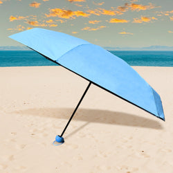 5 Fold Manual Open Umbrella With Capsule Case (1 Pc)