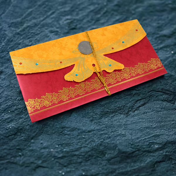 Wedding Gift Card  Cover (1 Pc  Multicolour)