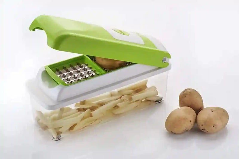 Advance 12 in 1 Multi-Purpose Vegetable & Fruit Grater, Slicer, Cutter, Vegetable & Fruit Chopper
