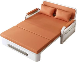 Single multifunctional foldable sofa bed with storage
