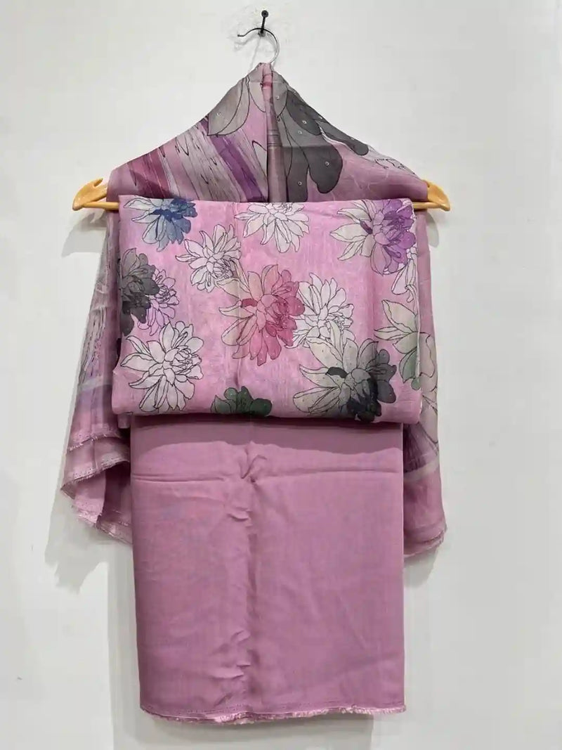 Beautiful prints organza Saree
