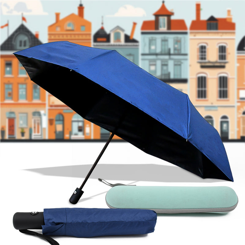 2-fold Manual Open Umbrella (Umbrella With Case  1 Set  Mix Color)