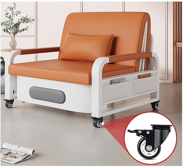 Single multifunctional foldable sofa bed with storage