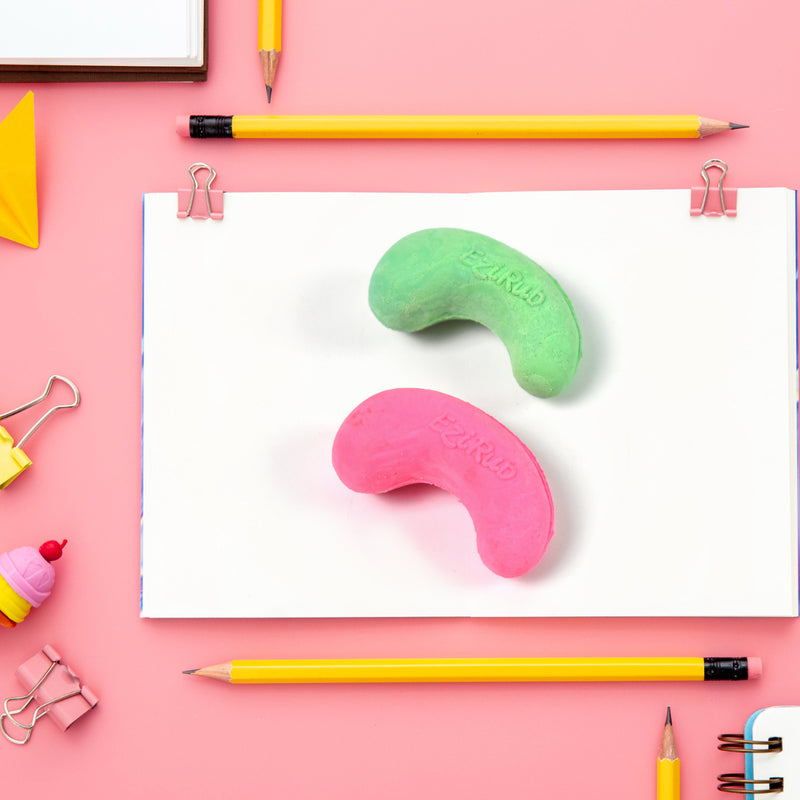 Cashew Nut Eraser Rubber Erasers (1 Pc  Mix Colour  Design)