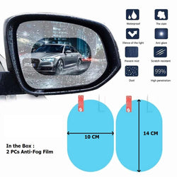 7552 Anti Fog Anti Scratch Interior Rearview Car Mirror Film Waterproof Hd Clear Protective Sticker Film For Safe Driving Car Mirrors Side Windows