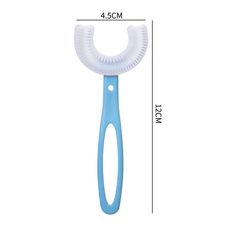 4773 Kids U Shaped Large Tooth Brush Used In All Kinds Of Household Bathroom Places For Washing Teeth Of Kids Toddlers And Childrens Easily And Comfortably.