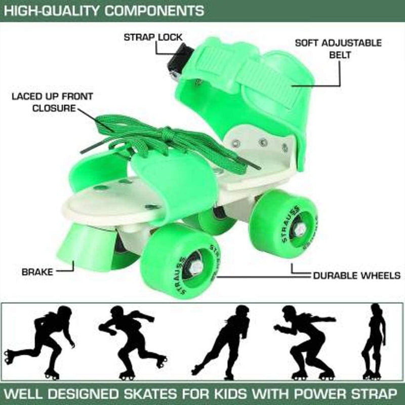 7592 Roller Skates For Kids Very Adjustable  Comfortable To Use  Roller Skate Skating  (Pair Of 1)