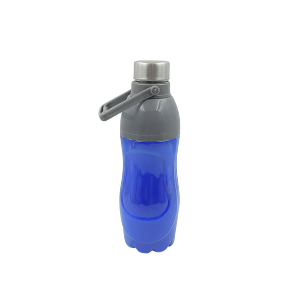 6277 Plastic Sports Insulated Water Bottle With Handle Easy To Carry High Quality Water Bottle Bpa-free  Leak-proof For Kids School For Fridge Office Sports School Gym Yoga (1 Pc Mix Color)