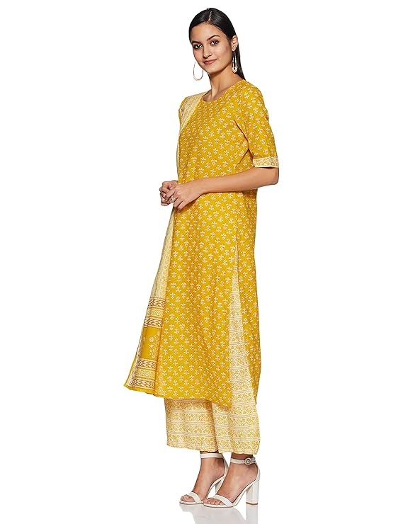 Ayukta Women's Cotton Salwar Suit Set