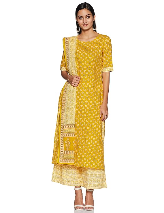 Ayukta Women's Cotton Salwar Suit Set