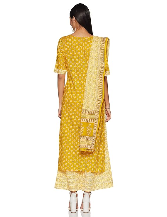 Ayukta Women's Cotton Salwar Suit Set