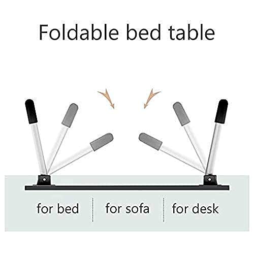 7861 Foldable Bed Study Table Portable Multifunction Laptop Table Lapdesk For Children Bed Foldable Table Work Office Home With Tablet Slot  Cup Holder