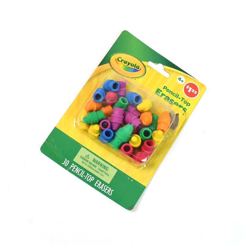 Pencil Top Eraser Rubber Erasers (1 Pc  Mix Color)