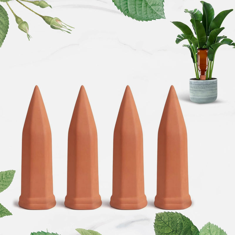 Self Plant Watering Spikes (4 Pcs Set)