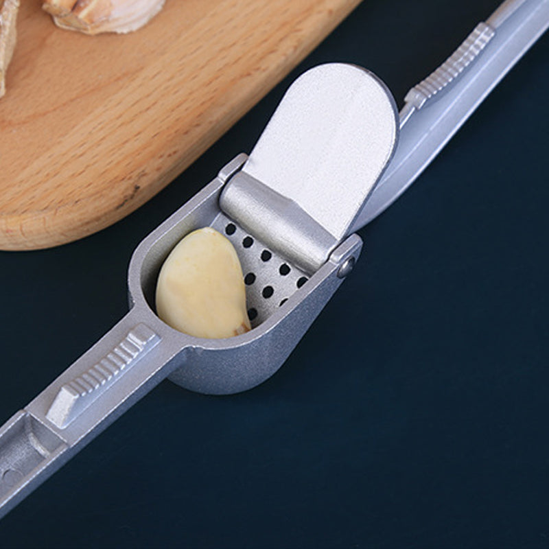 7030a Garlic Press All Aluminum Easy To Use With Light Weight Without Difficulty Cooking Baking Kitchen Tool Dishwaher Safe