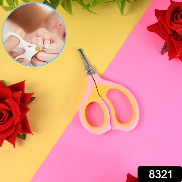 Baby Safety Nail Cutter Scissors For Safe Nail Clipping (1 Pc  Mix Color)