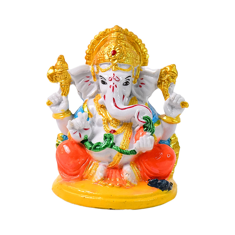 Lord Ganesha Idol  Ganpati Statue  Ganpatii Bappa Showpiece For Gifts (1 Pc)