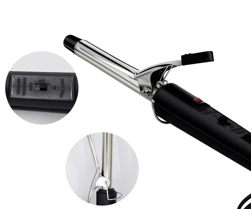 1343 Hair Curling Iron Rod For Women (Black)