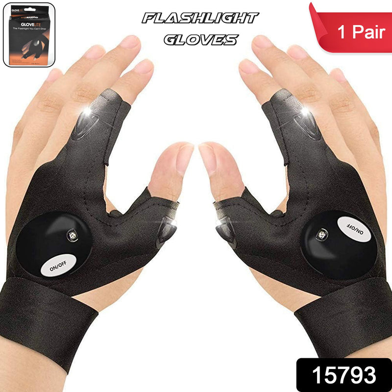 Led Flashlight Gloves Gifts For Men (Hand Gloves Light  1 Pair)