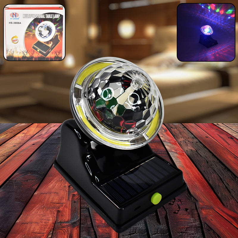 Multifunctional Solar 2 Modes Light Party Disco Light (1 Pc)