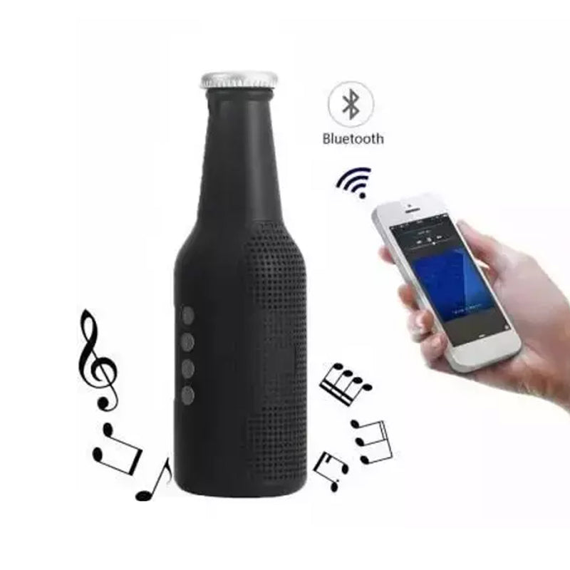 1289 Bottle Shape Bluetooth Speaker And Weatherproof Enhanced Wireless Usb Rechargeable Calling  Fm  Aux  Usb  Sd Card Support Portable Bluetooth Speaker With Rich Deep Bass